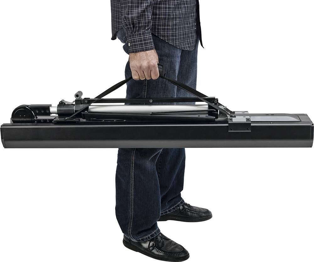 Alt View 15. Epson - 80" Portable Projector Screen - White.