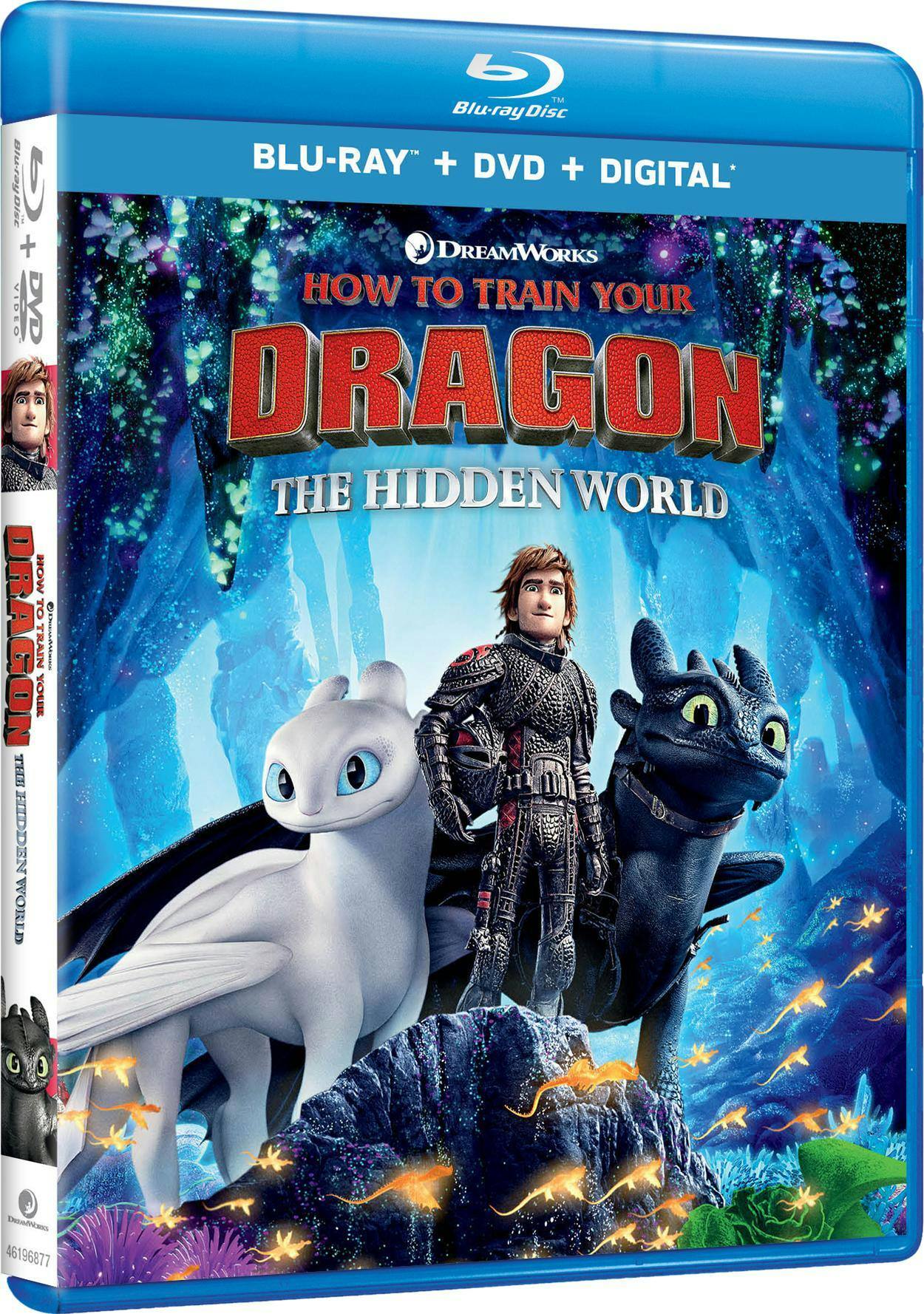 Angle. How to Train Your Dragon - The Hidden World (DVD + Digital) [Blu-ray].