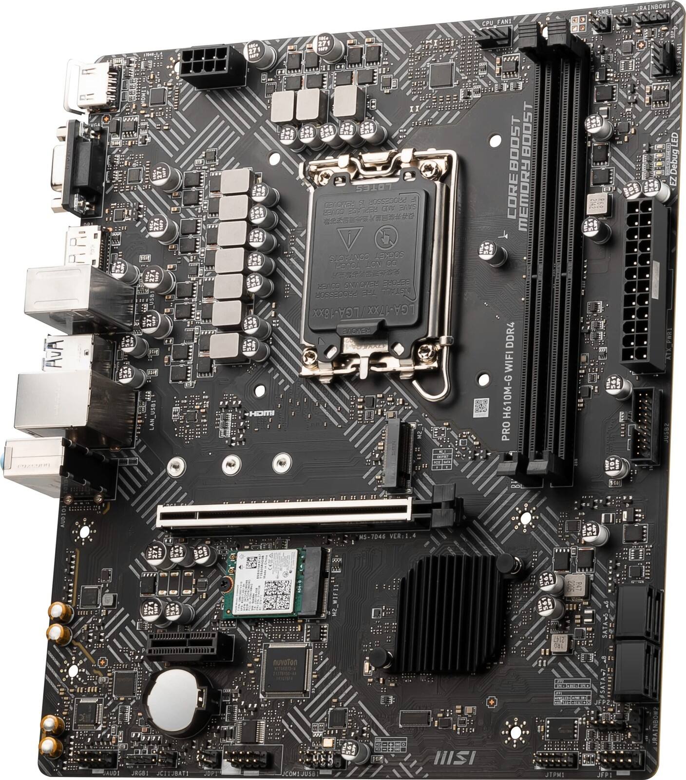 AVA CPU FANT 1E 271 BOOST BOOST LOTES TE 30 no EXTEd 3 HOSSE30eZ aer 2E A CORE MEMORY SLDEANCE EA HORCE TON CO MER2 VERRSERSS 20C (OC2e EHO-CE HOSSEDcHe AL TASN LGA-17xX/LGA-18xX LGA 20E DDR4 g WIFI HOMI H610M-G PRO M JRATNBOWI JRA SHY1414 $112 MAdAn DebugLED EZ wS-7045 VER:A PA nuvaton EOUA RG8 JCIT2BATI JEPT JCOMI BEL HISI JIPMI