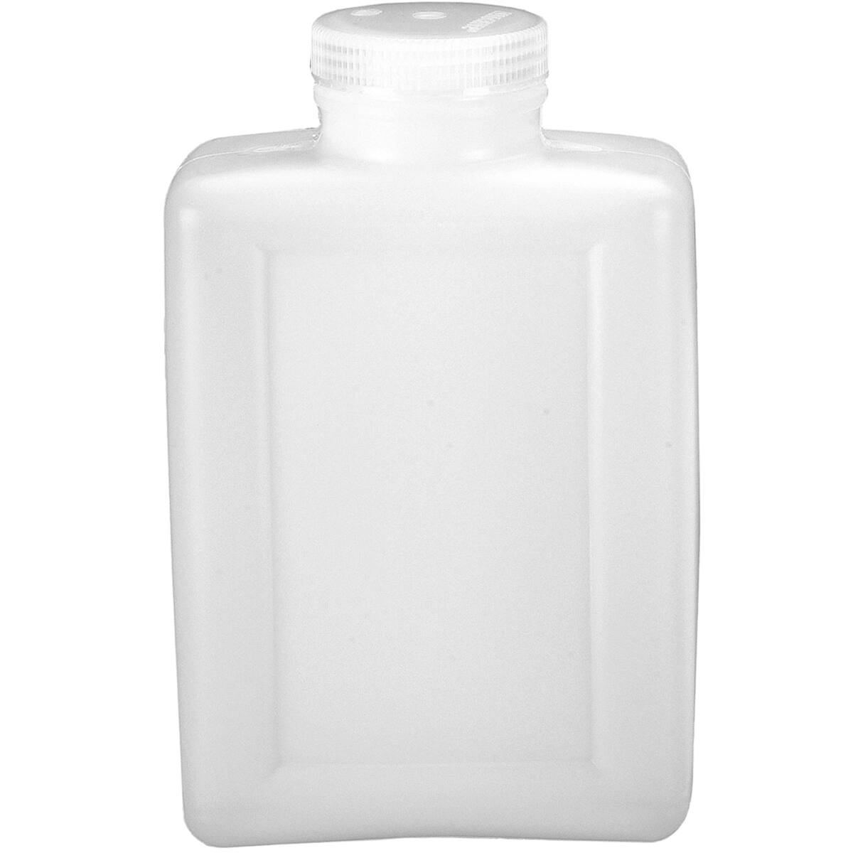 Front. Nalgene - Nalgene HDPE Plastic Wide Mouth Rectangular Storage Bottle - 64 oz. -Clear.
