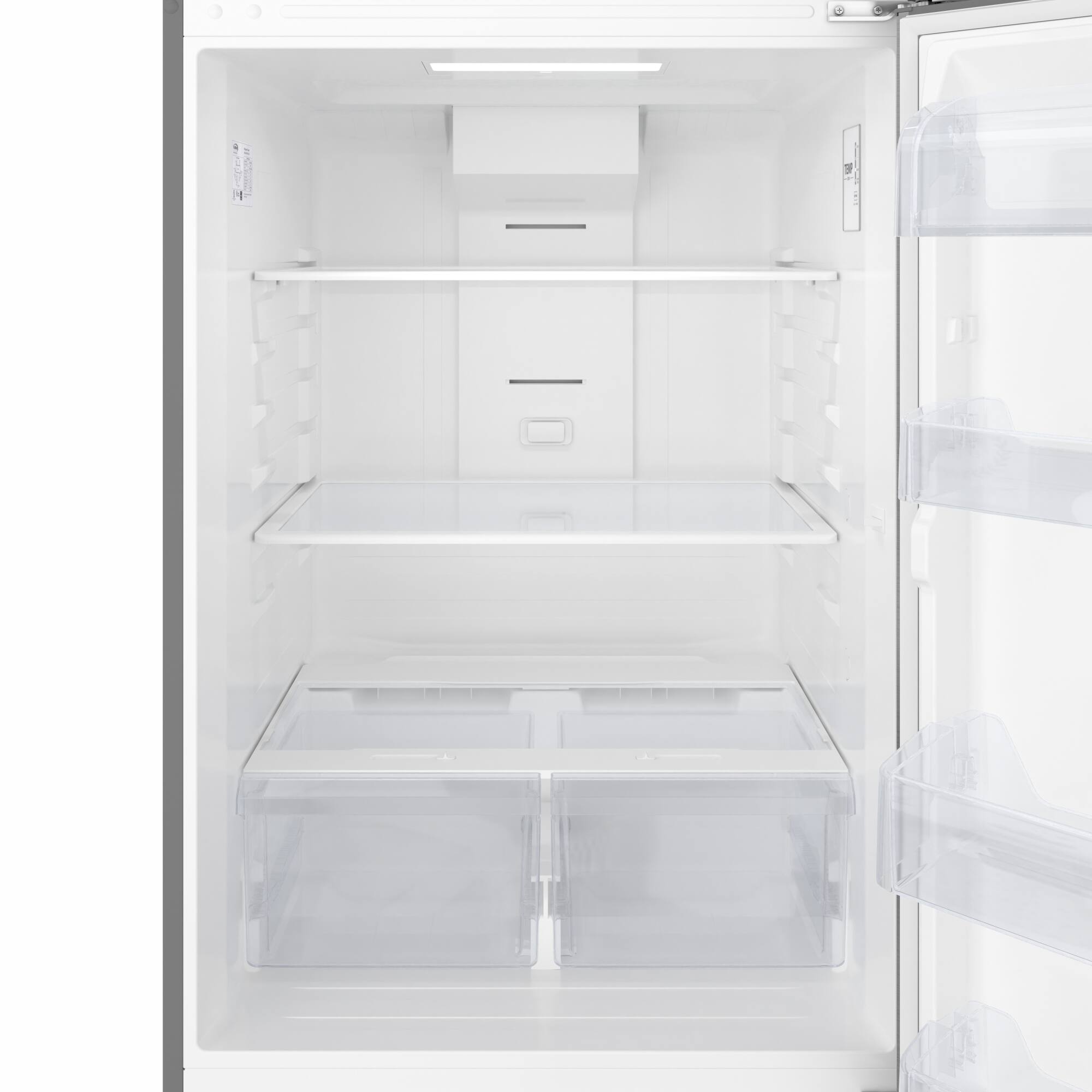 Alt View 7. Koolmore - 30 In. 18 Cu. Ft. Top-Freezer Household Refrigerator in Stainless Steel, Energy Star Certified - Stainless steel.