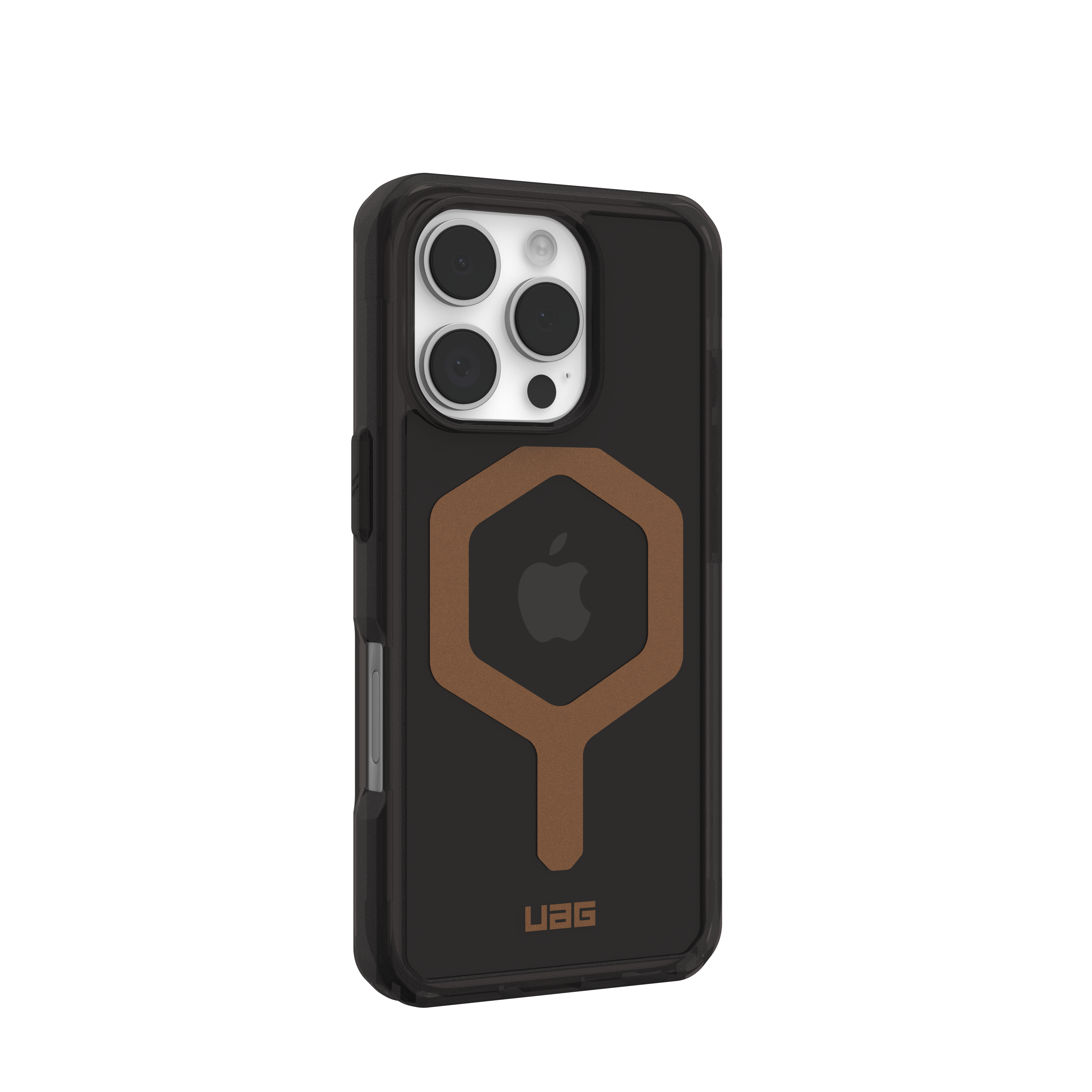 Alt View 2. UAG - Plyo Series Case with Magsafe for Apple iPhone 16 Pro - Black/Bronze.