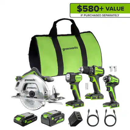 $580+ VALUE IF PURCHASED SEPARATELY
greenworks
2210
6/2
1
1813
00
HODN
24
poesta
B5W