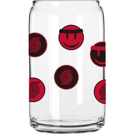 Logo Brands - Portland Trail Blazers 16oz. Smiley Can Glass - Multicolor