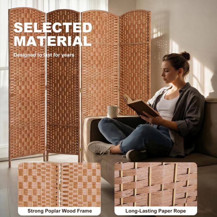 SELECTED MATERIAL  
Designed to last for years  
Strong Poplar Wood Frame  
Long-Lasting Paper Rope