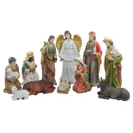 Northlight - Christmas Nativity Figurines Set - 19.5” - 11-Piece - Green