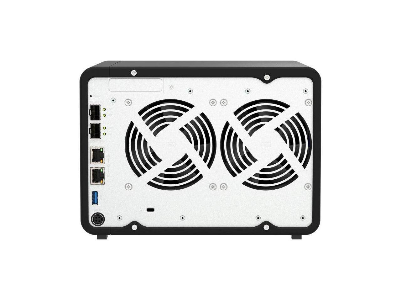 Alt View 3. QNAP - QNAP TS-632X 6-Bay NAS - ARM, 4GB RAM, 10GbE, PCIe (TS-632X-4G-US).