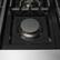Alt View 9. Viking - 60"W. P5S 9.4 Cu.Ft. Freestanding Self-Clean Sealed 8B Dual Fuel Convection Rng/Grdl/Grl-Stainless Steel/Brushed Brass - Stainless Steel.