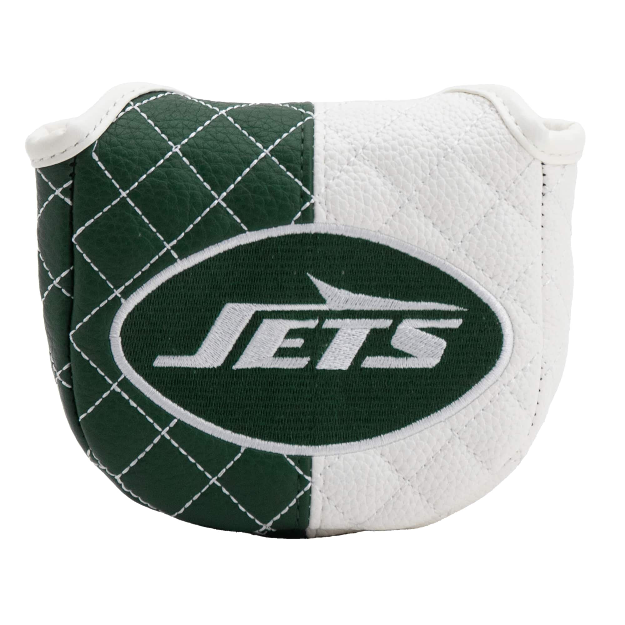 Front. Team Golf - Quilted Mallet Putter Cover - Multicolor.