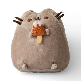 Fiesta - Pusheen 6.5 Inch Plush | Pusheen with Ice Cream - Gray