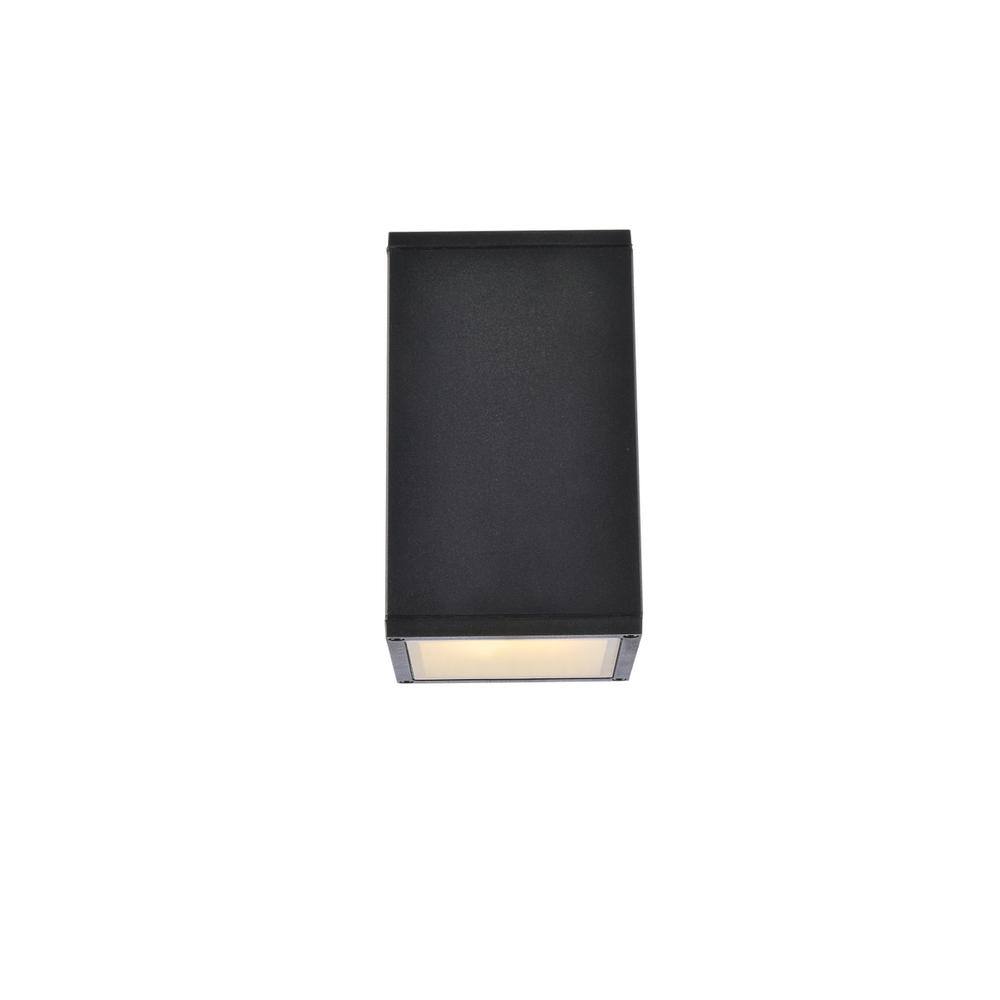 Alt View 2. Living District - Raine Outdoor Wall in black - Black.