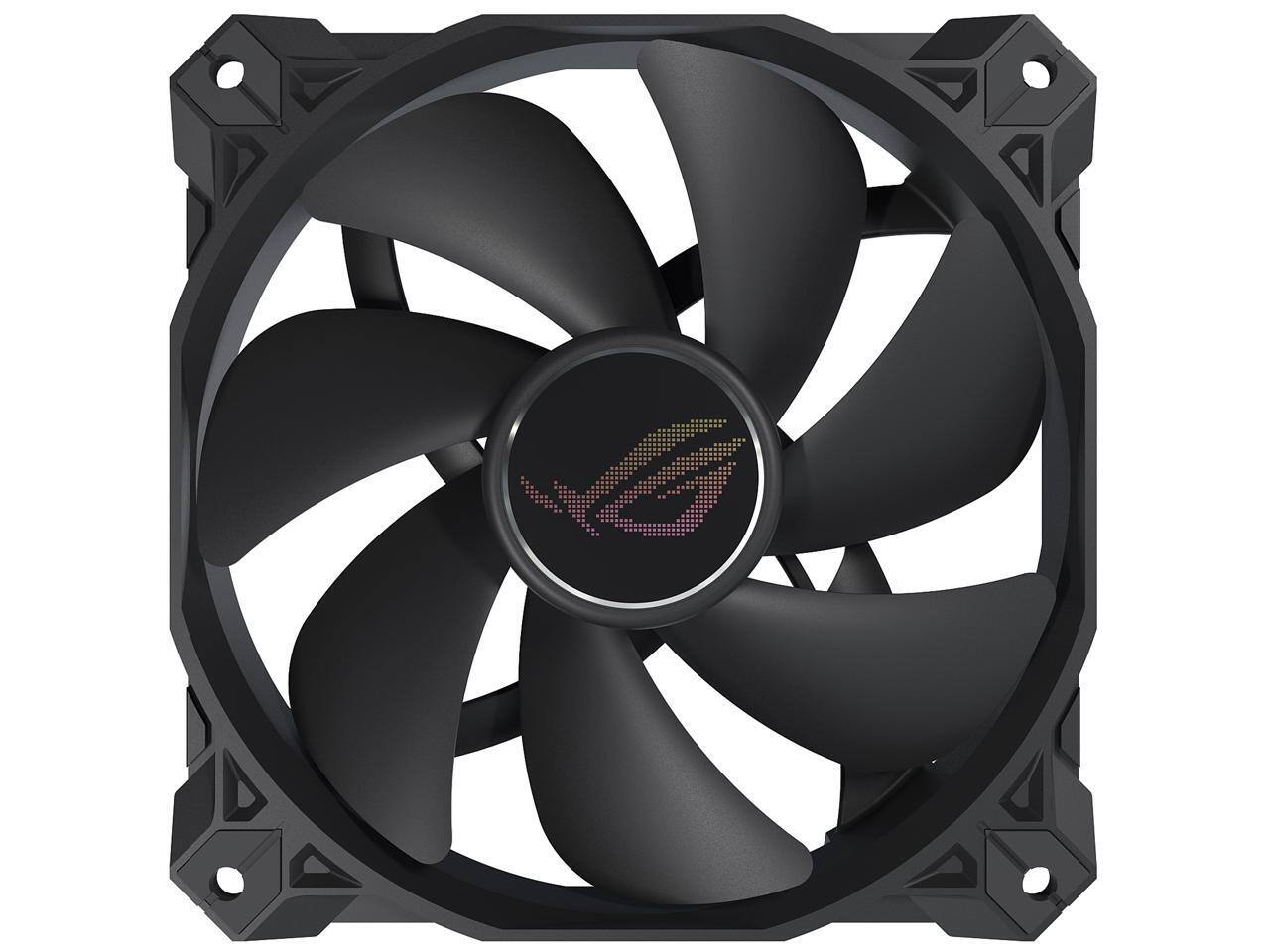 Front. ASUS - ASUS ROG Strix XF120 Fan, 120mm, 1800RPM, Magnetic-Levitation, 4-Pin PWM, Quiet Cooling - Black.