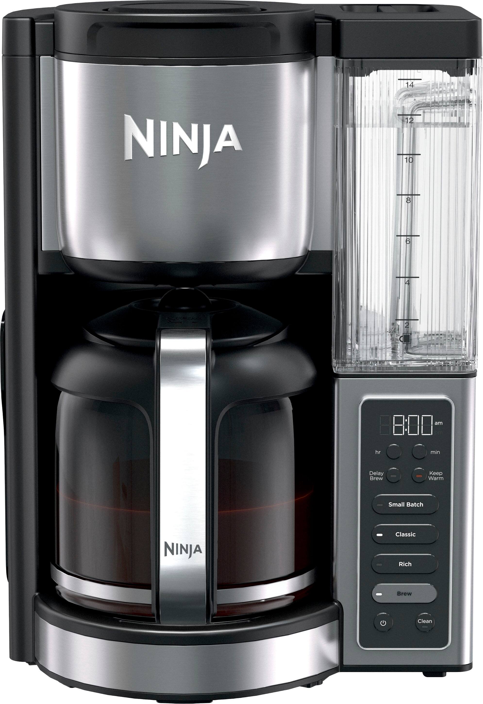 NINJA 14 12 10 8 6 4 2  
8:00 am  
hr min  
Delay Brew  
Keep Warm  
Small Batch  
NINJA Classic  
Rich Brew  
Clean