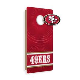 Fan Creations - San Francisco 49ers Wall Hanging Cornhole Board - Multicolor