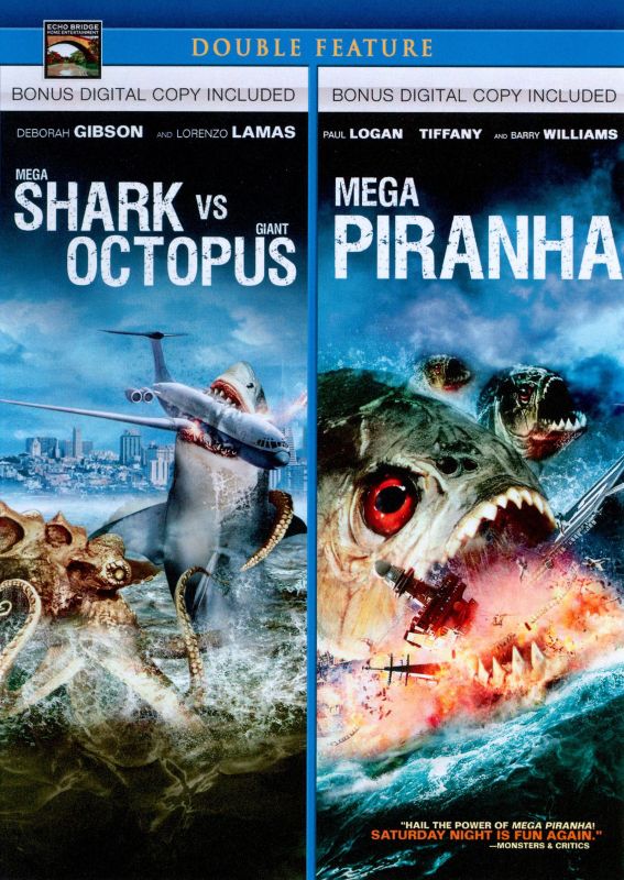 Best Buy Mega Shark  vs  Giant Octopus Mega Piranha  DVD 