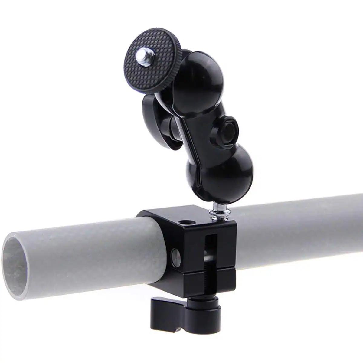 Alt View 4. CAMVATE - CAMVATE Monitor Mount with Ball Head and 25mm Rod Clamp for DJI Ronin-M, Black Knob.
