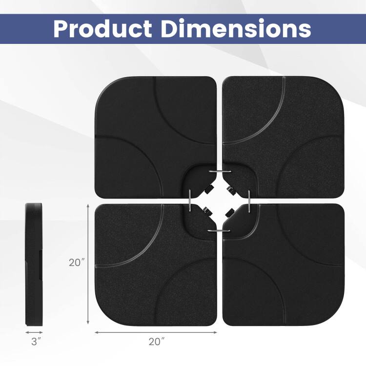 Product Dimensions: 20" x 3" x 20"