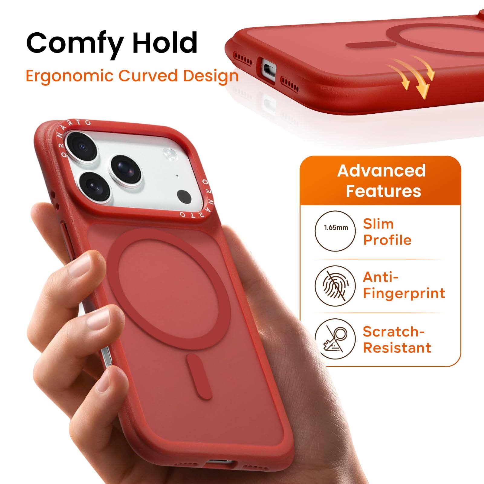 Comfy Hold  
Ergonomic Curved Design  

DEACO 000010  

Advanced Features  
1.65mm Slim Profile  
Anti-Fingerprint  
Scratch-Resistant