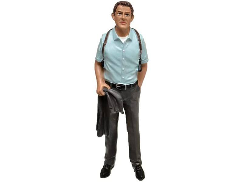 Alt View 1. American Diorama - "The Detective #2" Figure For 1:18 Scale Models by American Diorama.