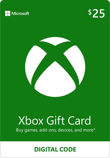 Microsoft Xbox 25 Gift Card Digital K4w 00033 Best Buy
