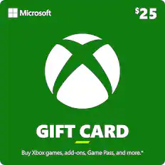 Front. Microsoft - Xbox $25 Gift Card - Green.