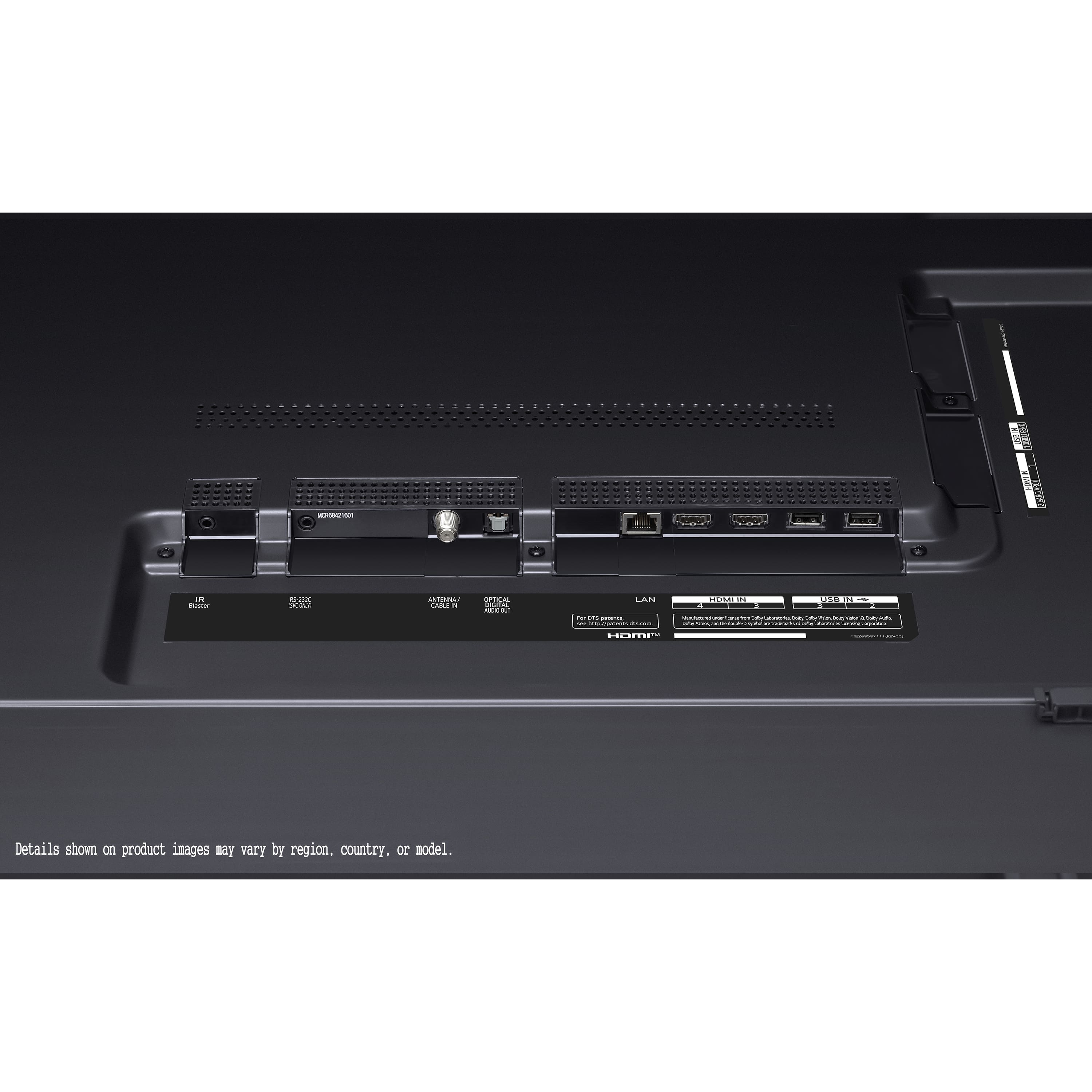 The text on the image reads: "Details shown on product images may vary by region, country, or DE model."