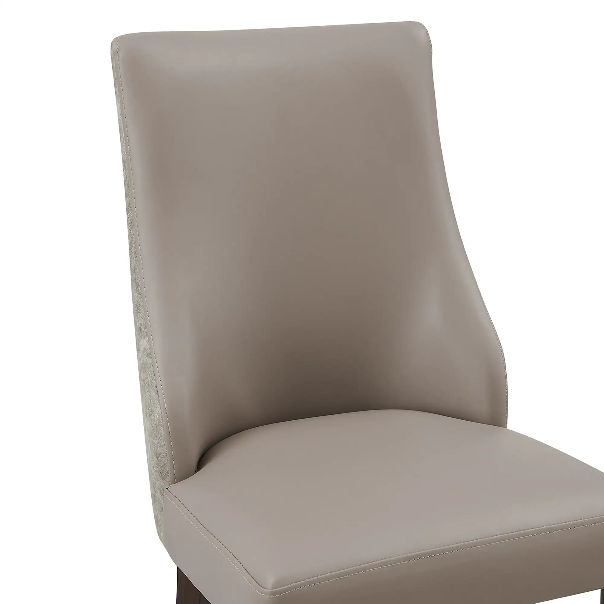 Alt View 3. Manhattan Comfort - Connie Modern 8-Piece Dining Chair Set - Taupe.