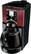 Angle. Mr. Coffee - 12-Cup Coffee Maker - Black/Red.