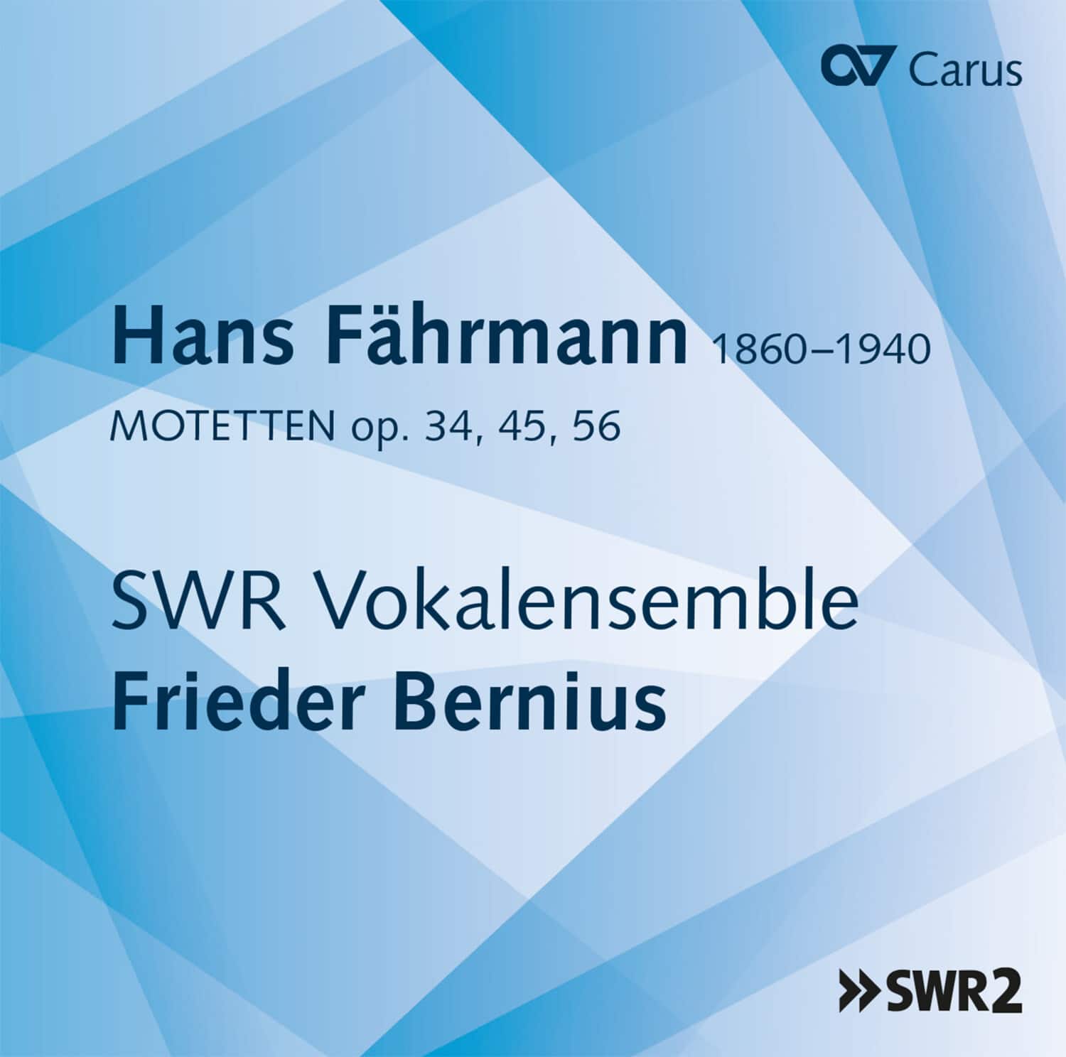 Fahrmann / Swr Vokalensemble Stuttgart / Bernius - Motets 34 / 45 / 56   - COMPACT DISCS [CD] price history on PriceWatchPro