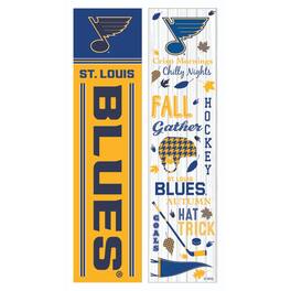 Evergreen Enterprises - St. Louis Blues 47" Double Sided Fall Leaner Fan Sign - Multicolor