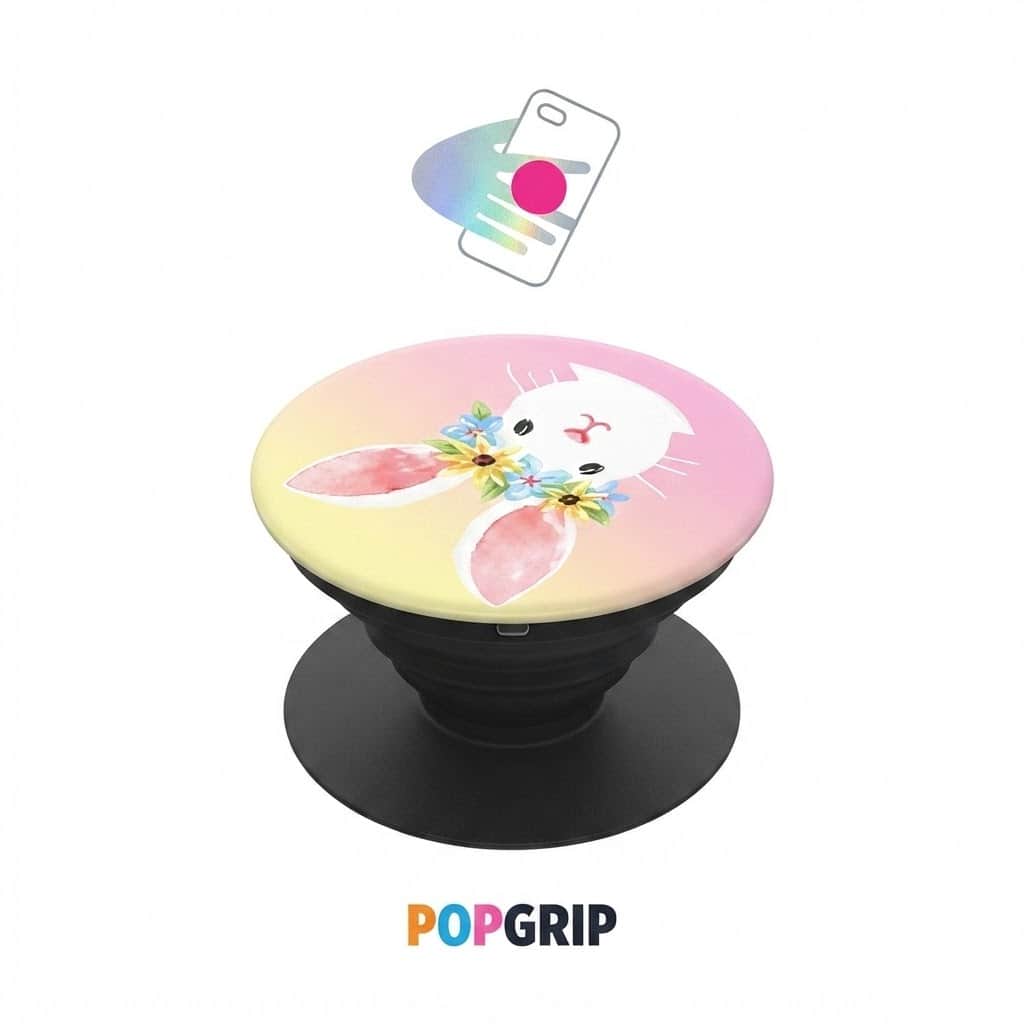 PopSockets - Phone Grip & Stand - Pink/Yellow