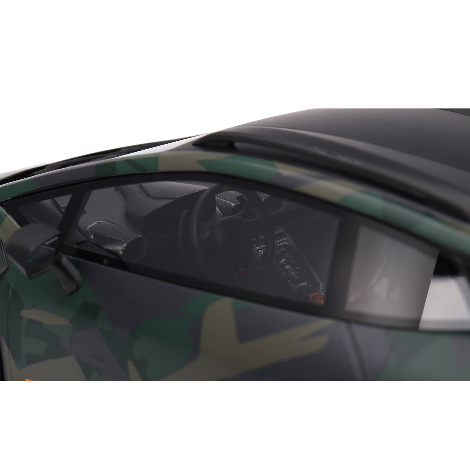 Alt View 1. Top Speed - Lamborghini Huracan Sterrato All-Terrain "BOSCO" Green Camouflage 1/18 Model Car by Top Speed.
