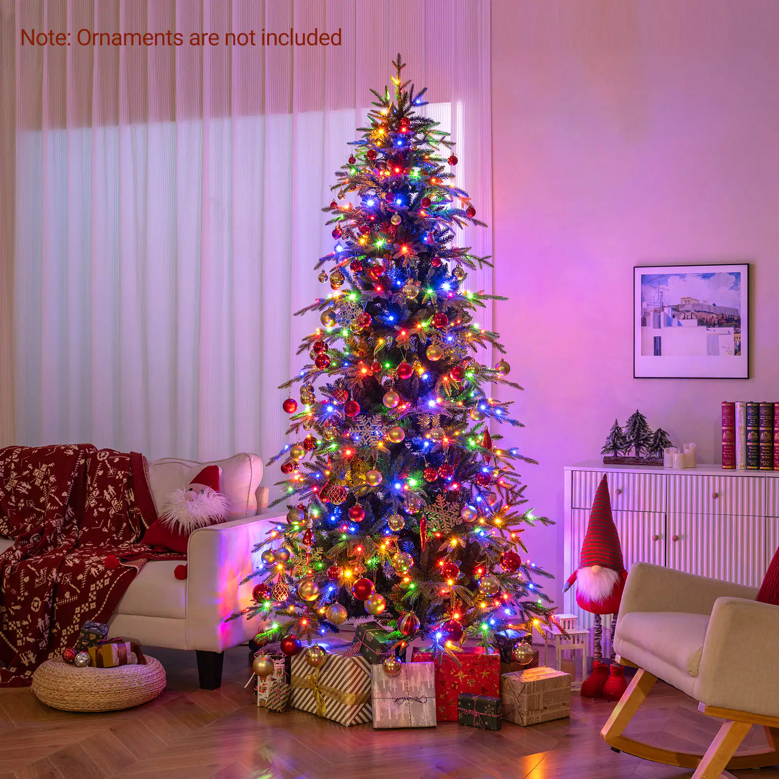 Note: Ornaments are not included