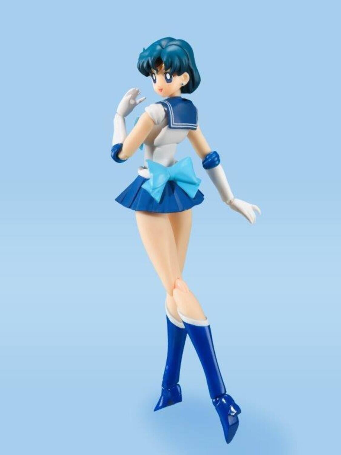 Alt View 4. Bandai - Tamashii Nations - Sailor Mercury (Animation Color Edition) Pretty Guardian Sailor Moon, Bandai S.H. - COLLECTIBLES - Multicolor.