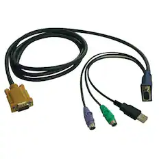 Front. Tripp Lite - 6ft USB / PS2 Cable Kit for KVM Switches B020-U08 / U16 & B022-U16.