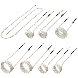 VEVOR - Induction Heater Coil Kit 8PCS Most Used Induction Heater Coils with Varying Lengths, Heat Resistant Induction Heater - Black;White