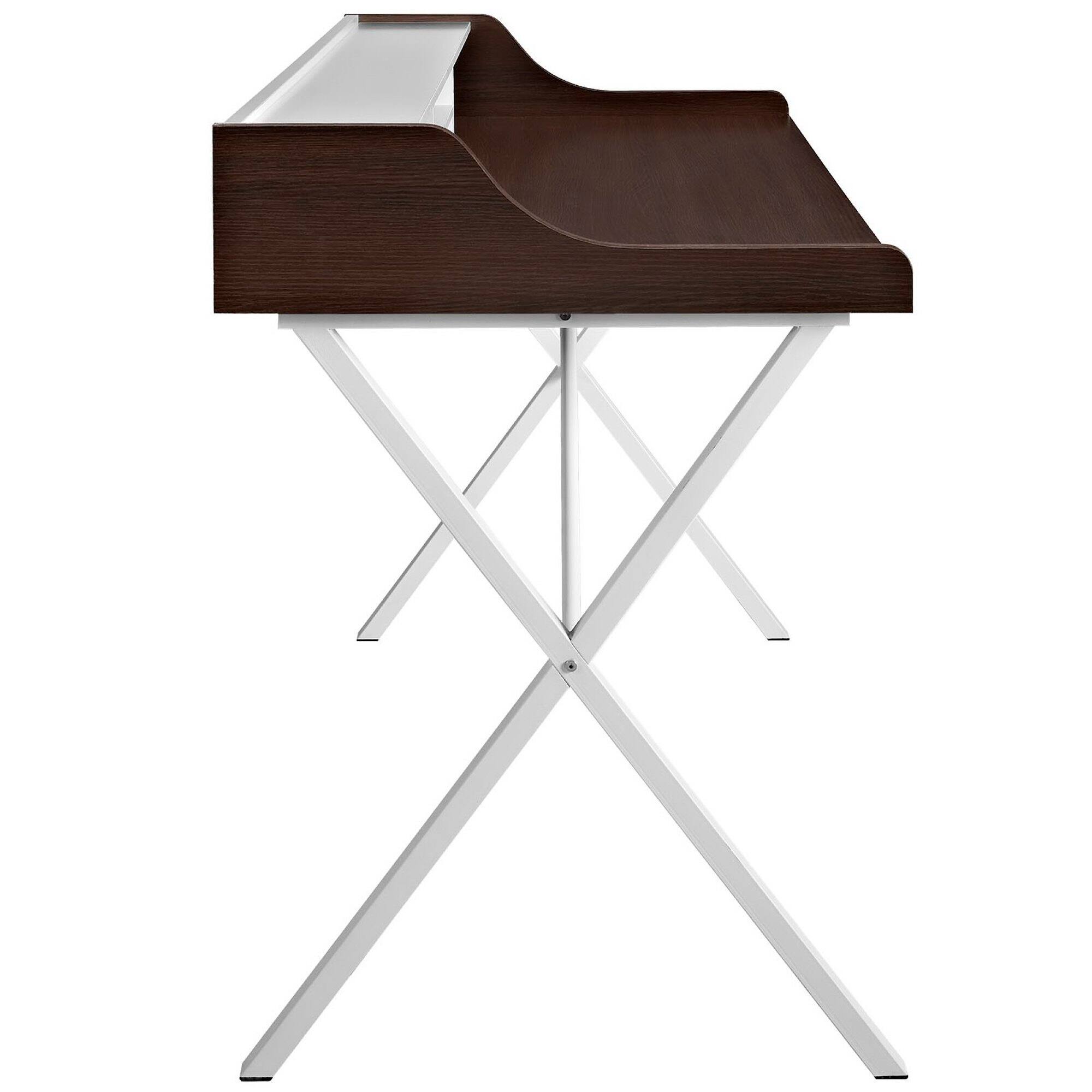 Left. Modway - Bin Office Desk by Modway - Cherry.