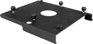Custom Projector Interface Bracket for Select Chief Projector Mounts - Black - Angle_Zoom