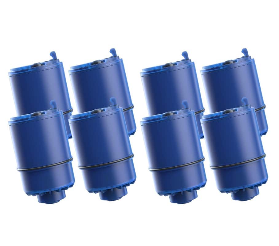 Waterdrop - NSF 42 Certified Water Filter, Replacement for All PUR®, PUR®PLUS Faucet Filtration Systems, 8-Pack - Blue