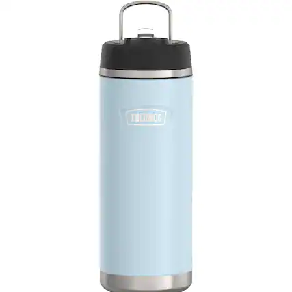 Front. Thermos - Thermos 32 oz. Icon Insulated Stainless Steel Water Bottle - Glacier - Glacier.
