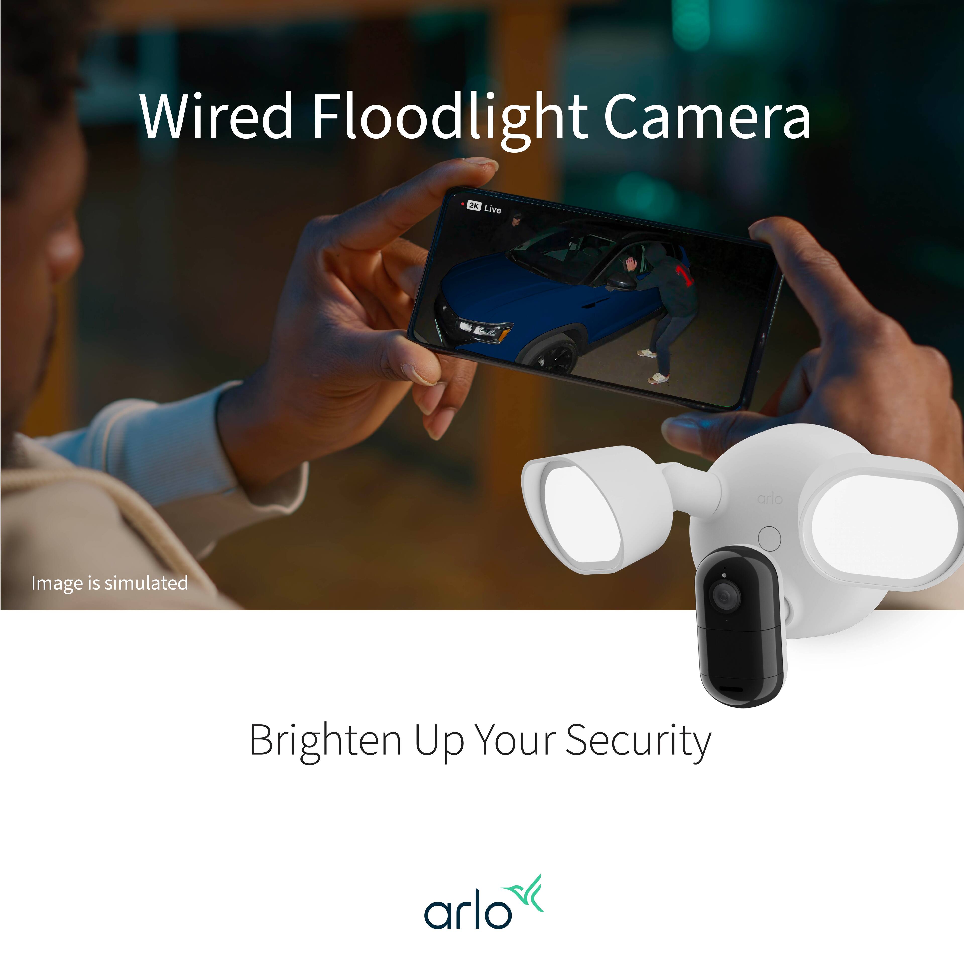 Wired Floodlight Camera: Brighten Up Your Security with Arlo