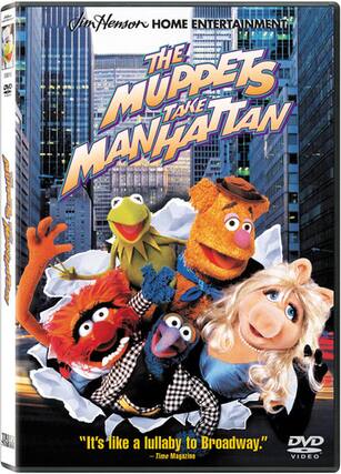 Front. The Muppets Take Manhattan - DVD.