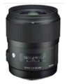Front Zoom. Sigma - 35mm f/1.4 DG HSM Art Standard Lens for Nikon - Black.