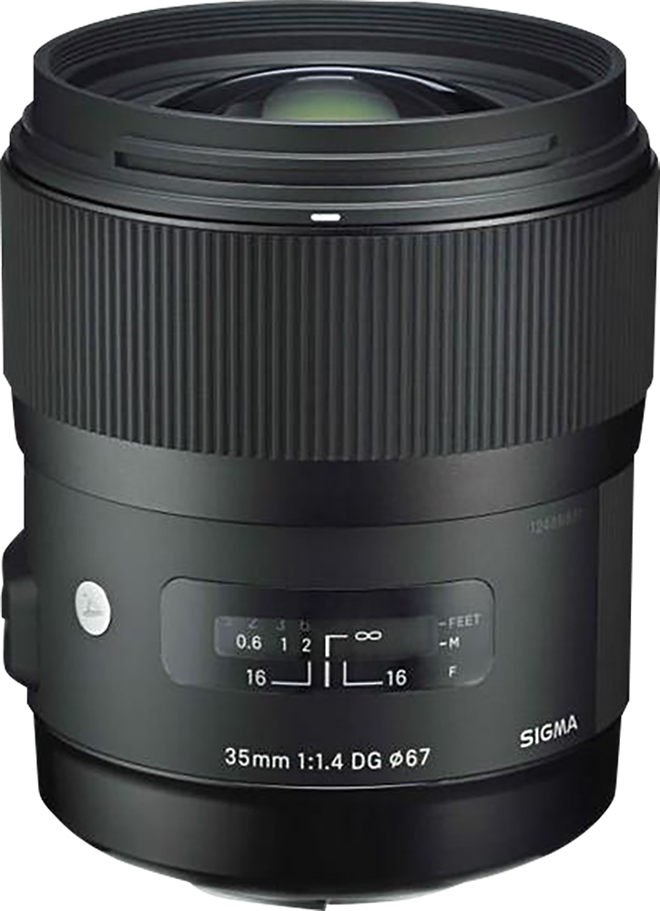 Sigma 35mm f/1.4 DG HSM Art Standard Lens for Canon Black 