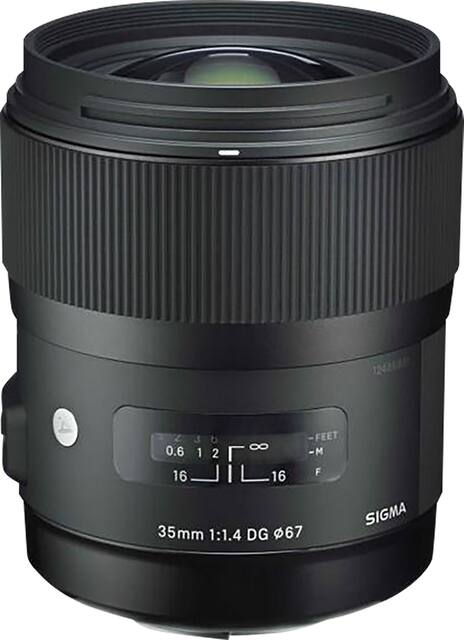 Sigma 35mm f/1.4 DG HSM Art Standard Lens for Canon Black