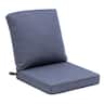 Crestlive Products - 24x24 Inch Water-Repellent Deep Seat Outdoor Cushions, Fade-Resistant Replacement for Patio Furniture - SKY Blue