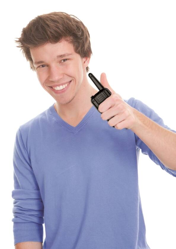 Alt View 5. Lexibook - Digital Walkie Talkies up to 5 Miles. 8 Channels - BLACK.