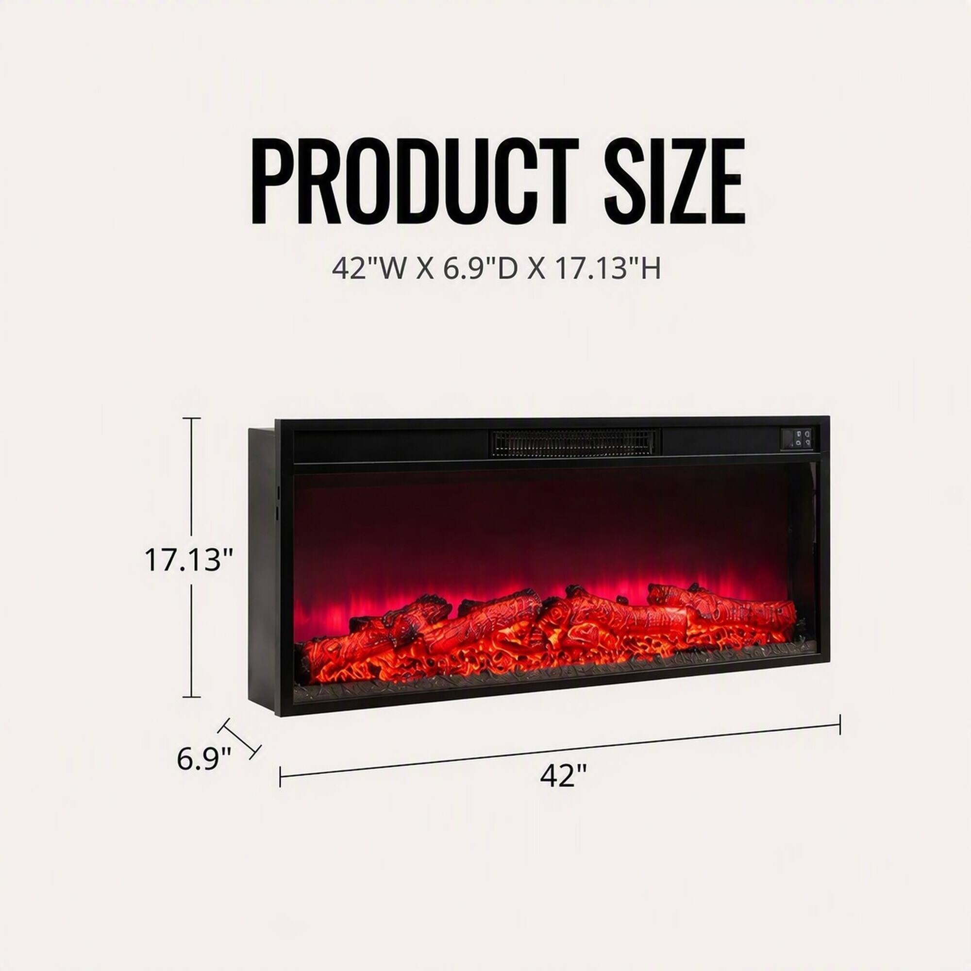 PRODUCT SIZE 42"W X 6.9"D X 17.13"H

17.13"
6.9"
42"