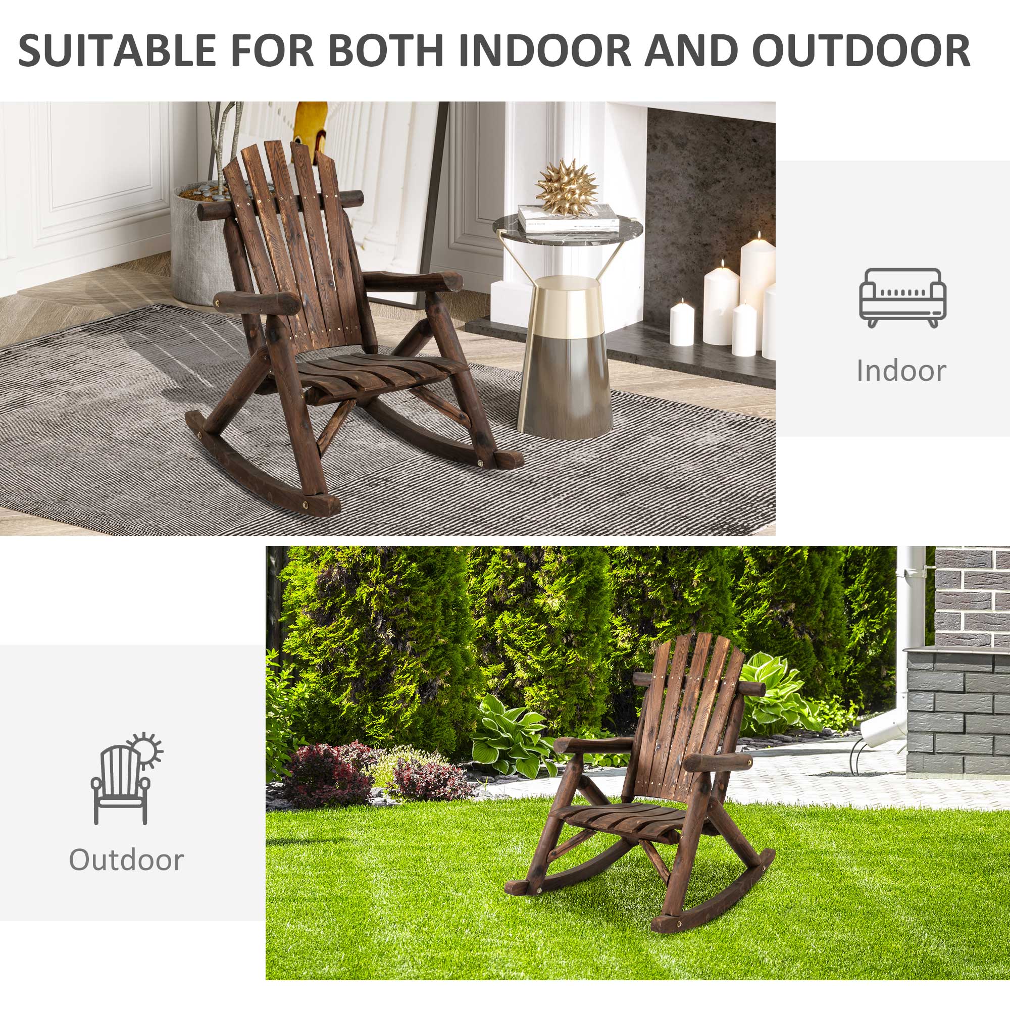 SUITABLE FOR BOTH INDOOR AND OUTDOOR Indoor Outdoor