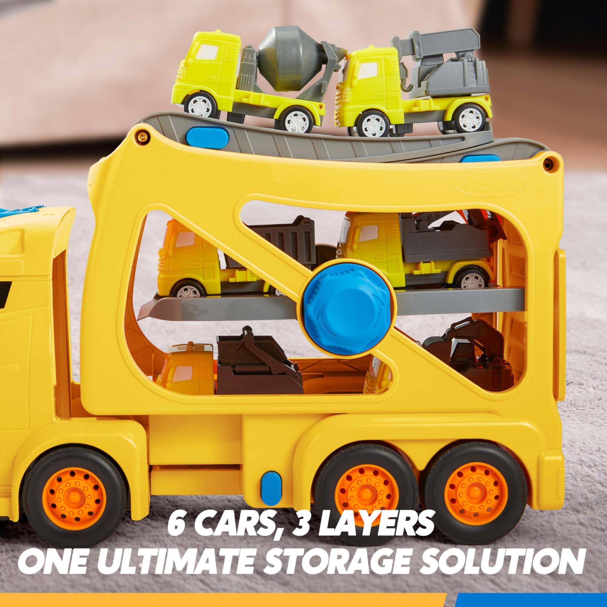 6 CARS, 3 LAYERS ONE ULTIMATE STORAGE SOLUTION